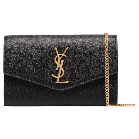 ysl st laurent monogram wallet on chain|ysl uptown wallet on chain.